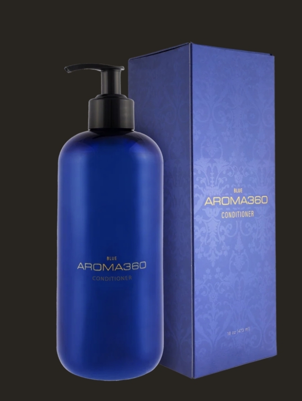 NIB Aroma360 Blue Conditioner - Deep Navy Bottle